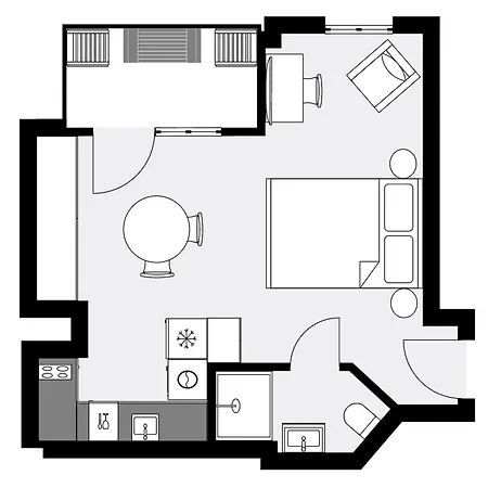 Urban Premium Baildona 18a, Free Garage, Self Check-in Apartment