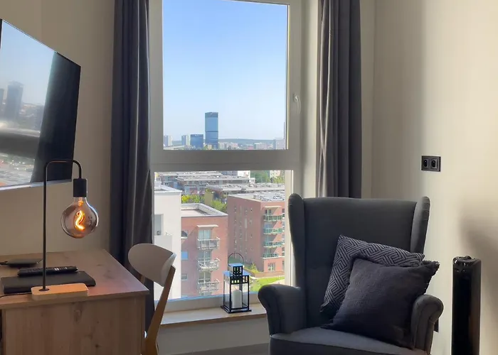 Apartament Urban Premium Baildona 18a, Free Garage, Self Check-in Katowice