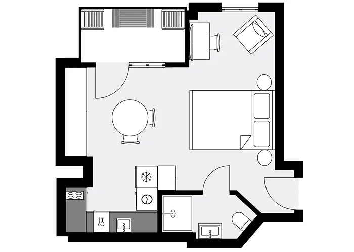 Urban Premium Baildona 18a, Free Garage, Self Check-in Appartement